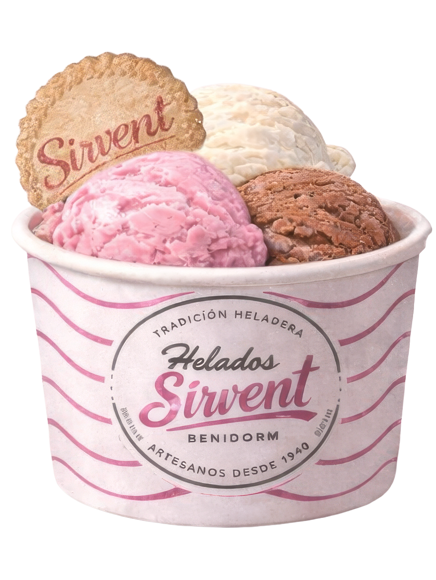 Helado de Jijona Sirvent